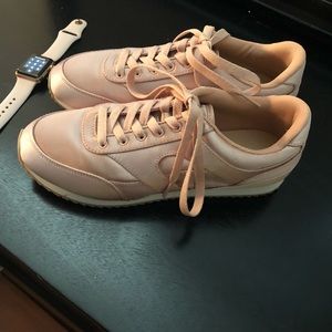 Blush fashion sneakers